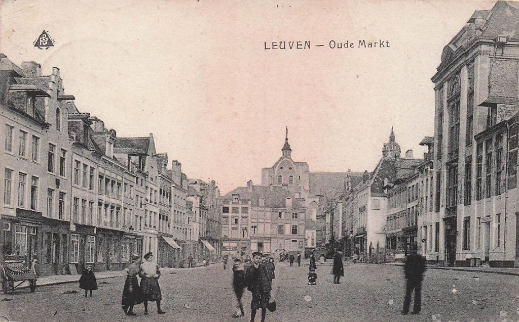 702-320-019 Leuven Oude Markt, Verzamelen, Verzenden, Voor 1920, Overig Europa
