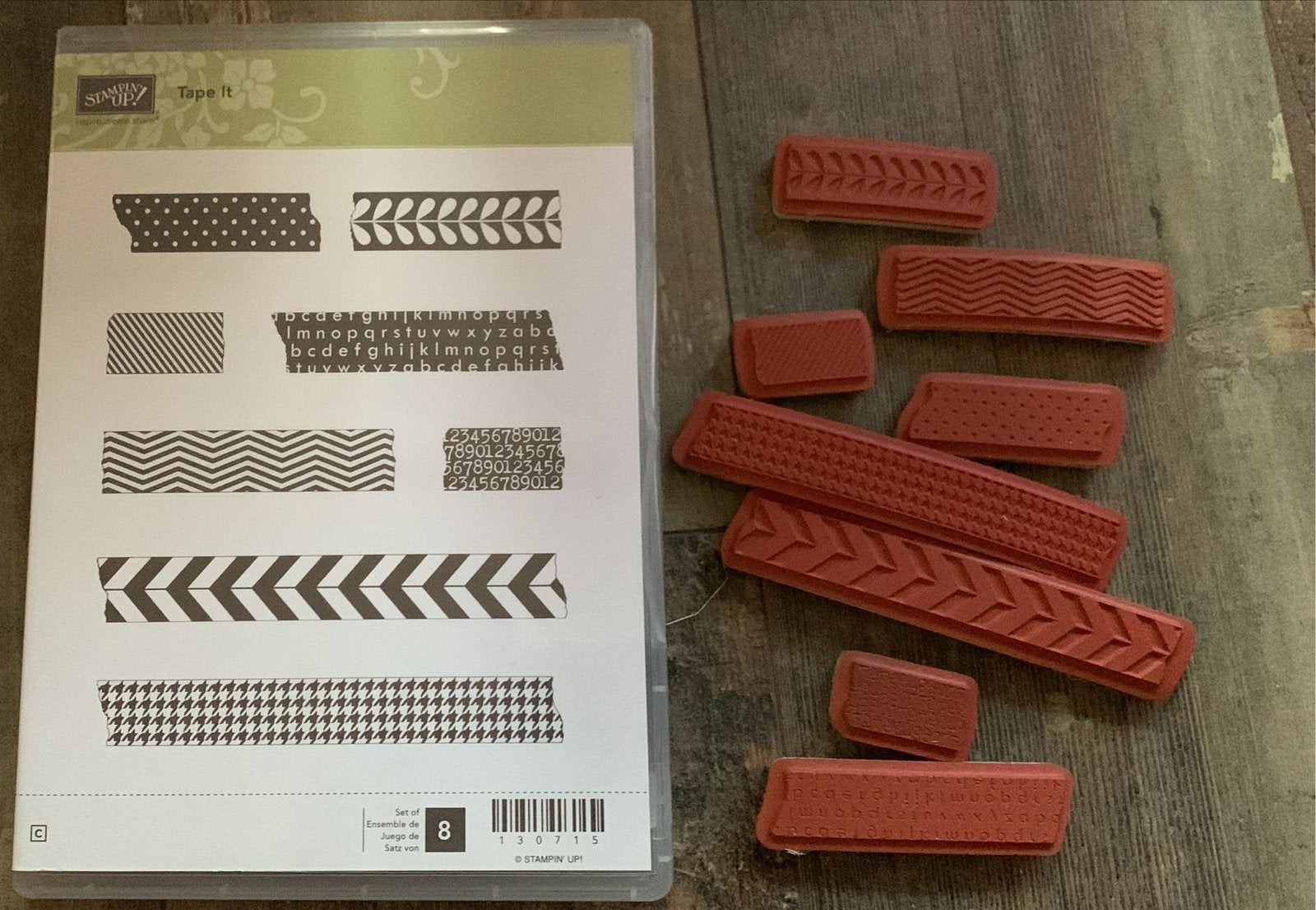 Stampin’up stempel Tape It, Ophalen of Verzenden, Zo goed als nieuw, Clearstamp