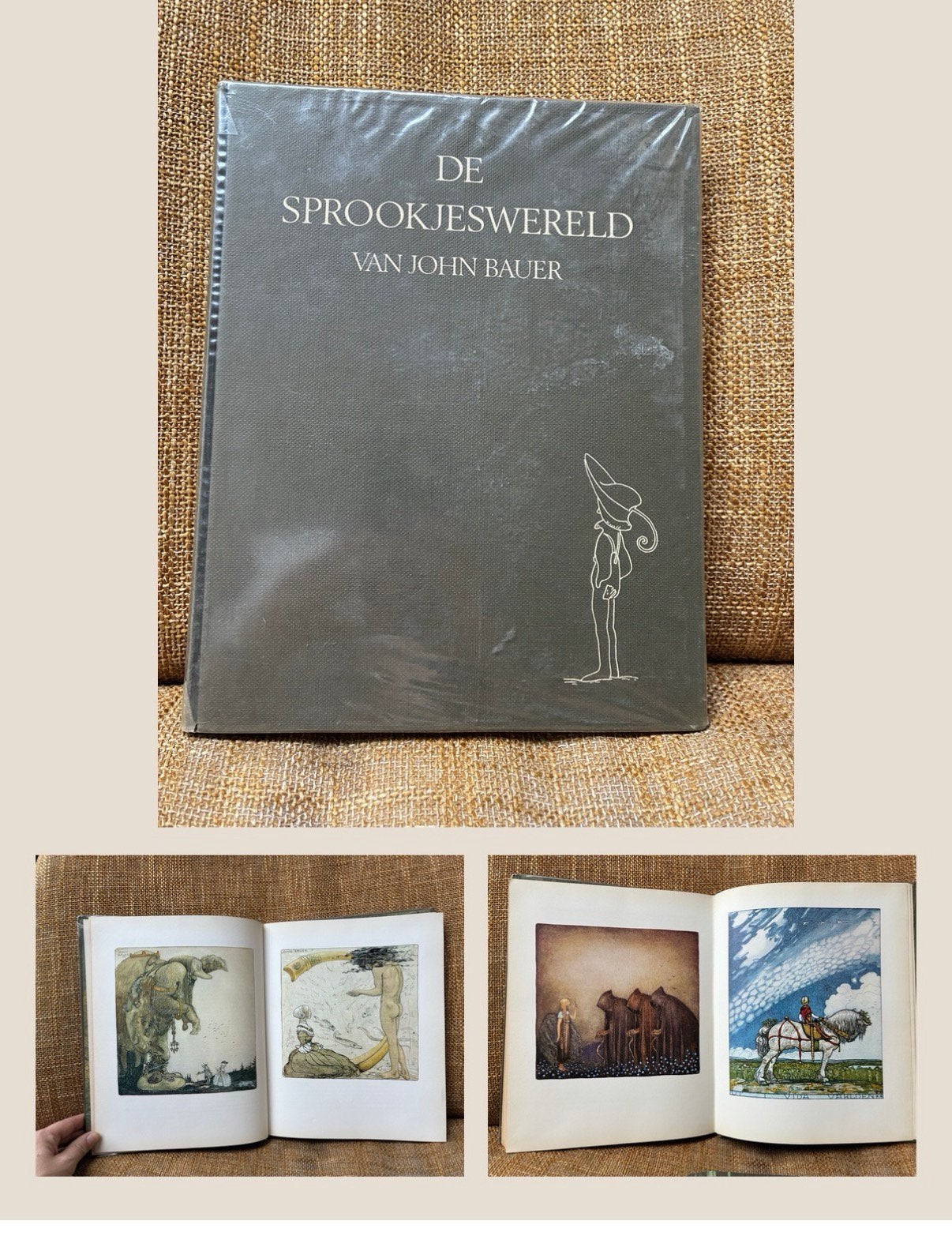 De Sprookjeswereld van John Bauer – 1e druk 1976 vintage, Ophalen of Verzenden, Gelezen