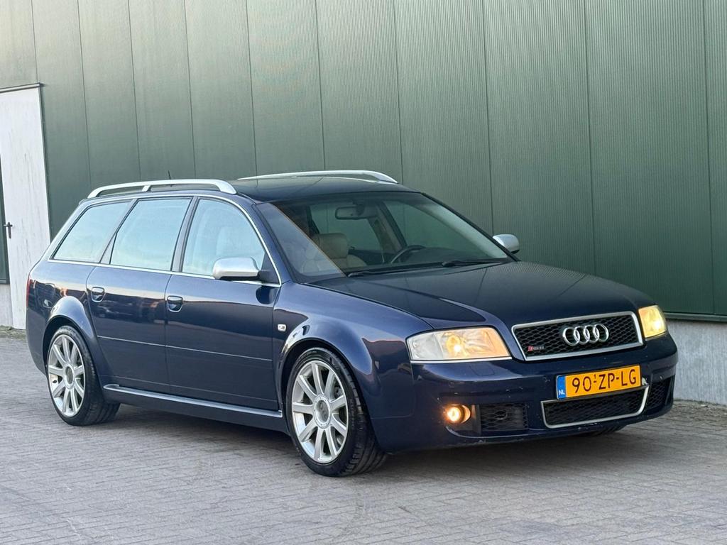 Audi RS6 Quattro 2003 Blauw Nieuw APk, 4172 cc, Blauw, RS6, Stationwagon