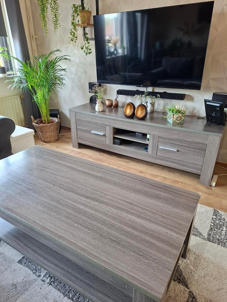 Mooie set salontafel en tv kast, Ophalen of Verzenden, Gebruikt