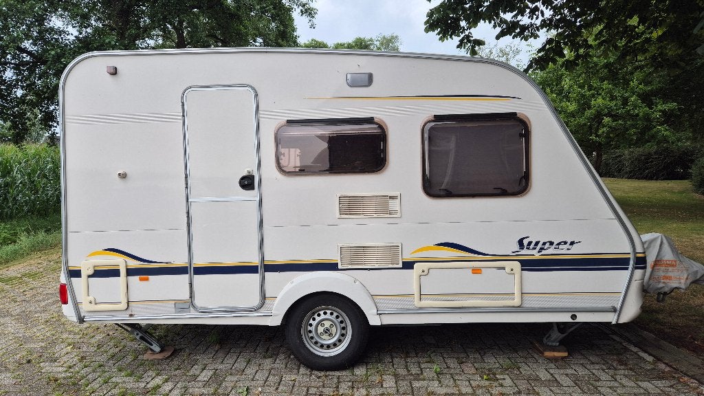 Caravan Sprite 390 Super, Standaardzit, Dwarsbed, Kachel, Particulier