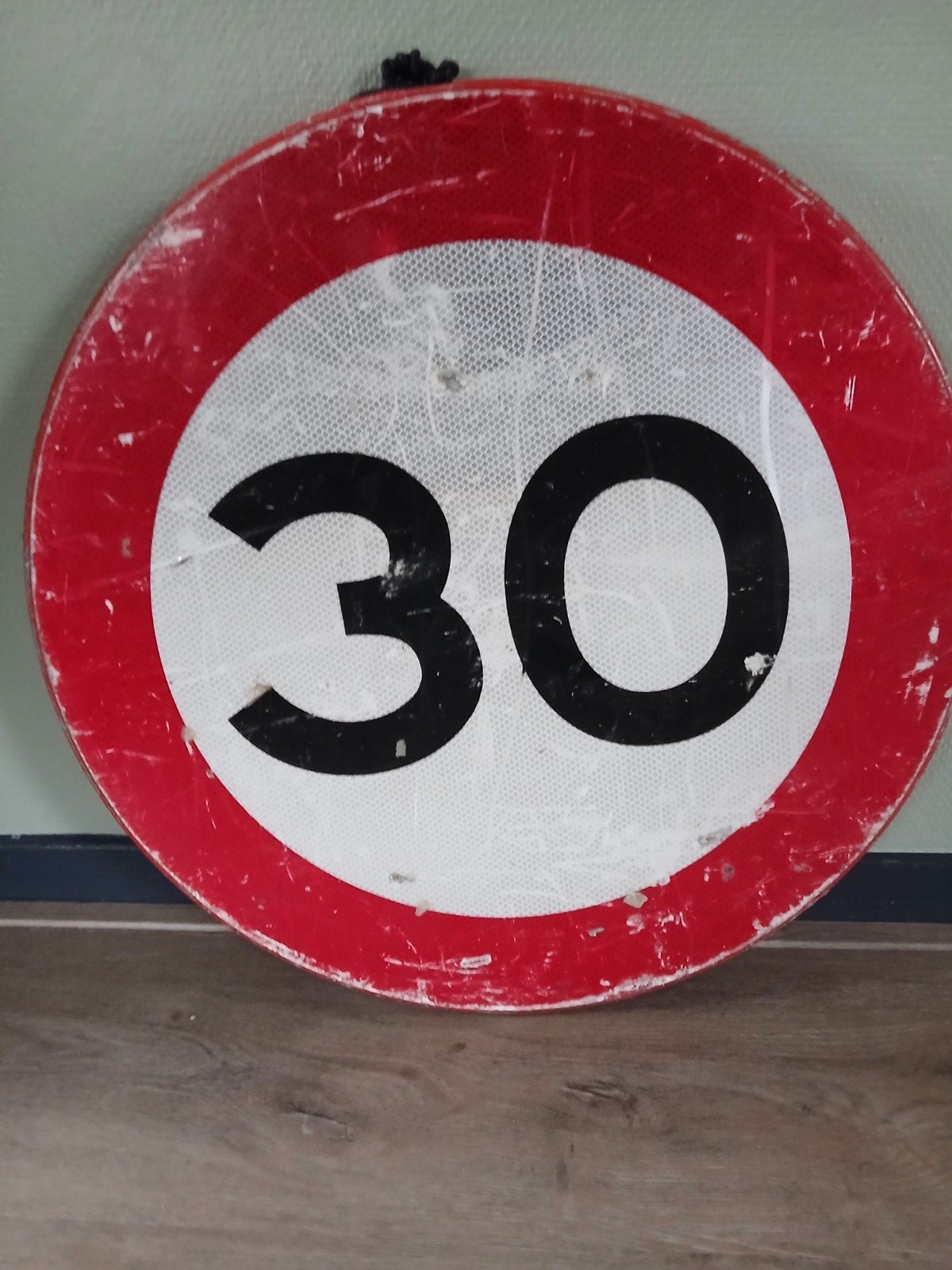 Verkeersbord 30, Ophalen, Gebruikt, Versiering, Verjaardag