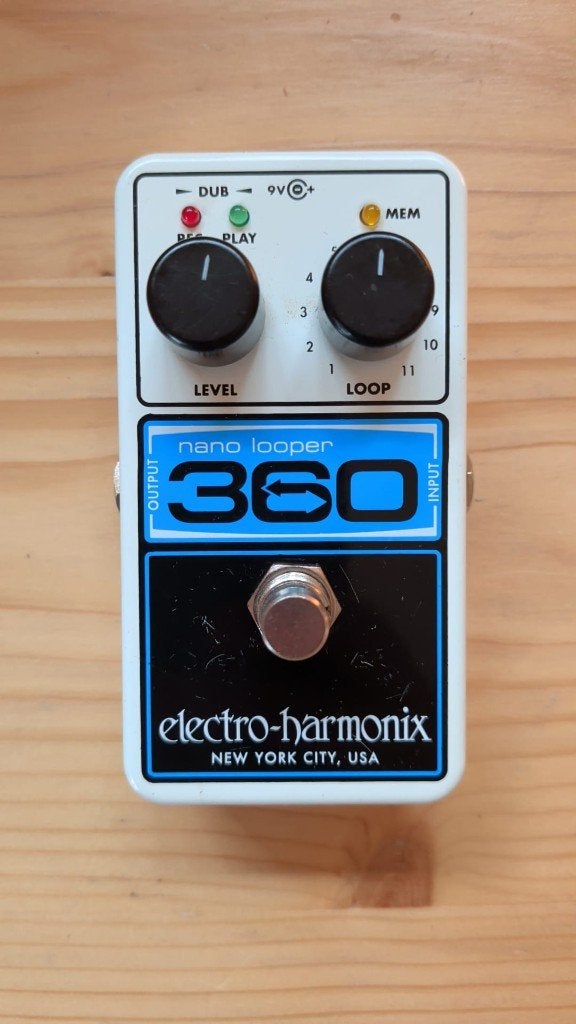 EHX Nano Looper 360 – met adapter, in doos, Muziek en Instrumenten, Verzenden, Gebruikt, Overige typen