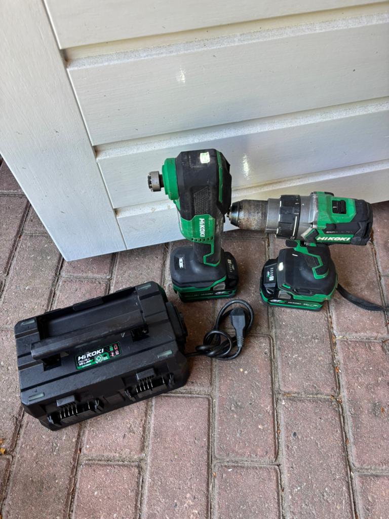 HiKOKI gereedschapset DS18DC boormachine + CV18DA multitool, Doe-het-zelf en Verbouw, Gereedschap | Boormachines, Boormachine