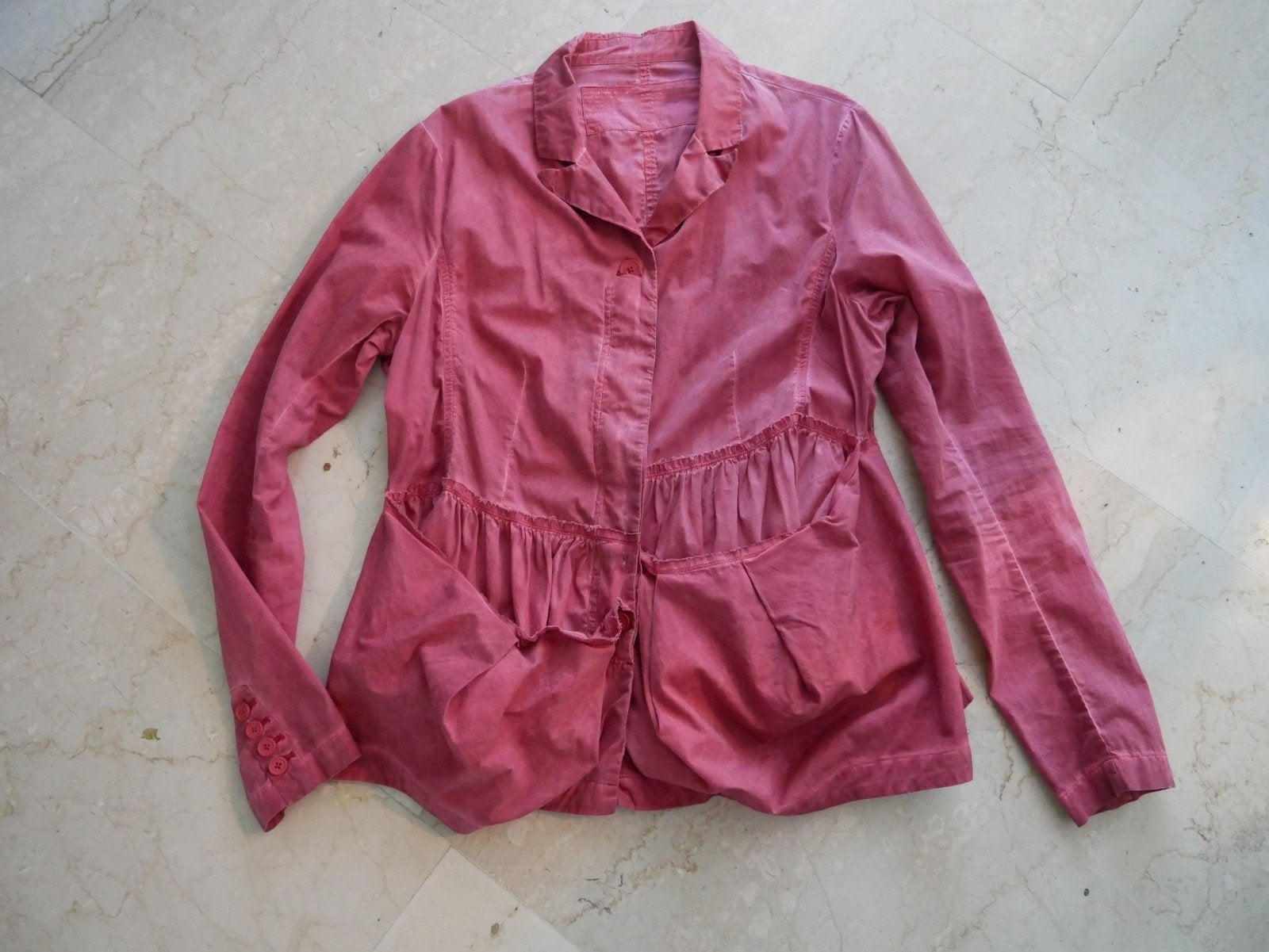 Rundholz Roze katoenen blazer - Maat XL, Maat 46/48 (XL) of groter, Rundholz, Ophalen of Verzenden, Roze