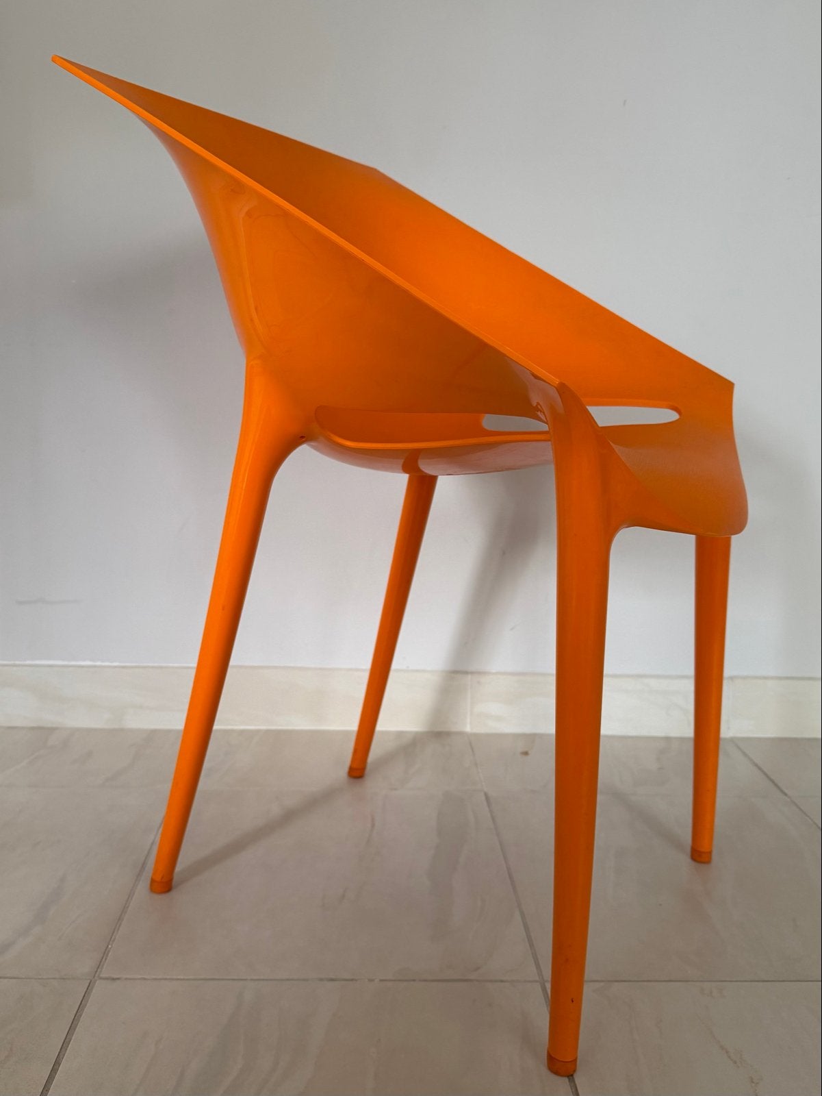 Kartell Dr. Yes Stoel - Oranje Design Stoel van Starck, Ophalen, Overige kleuren, Zo goed als nieuw, Eén