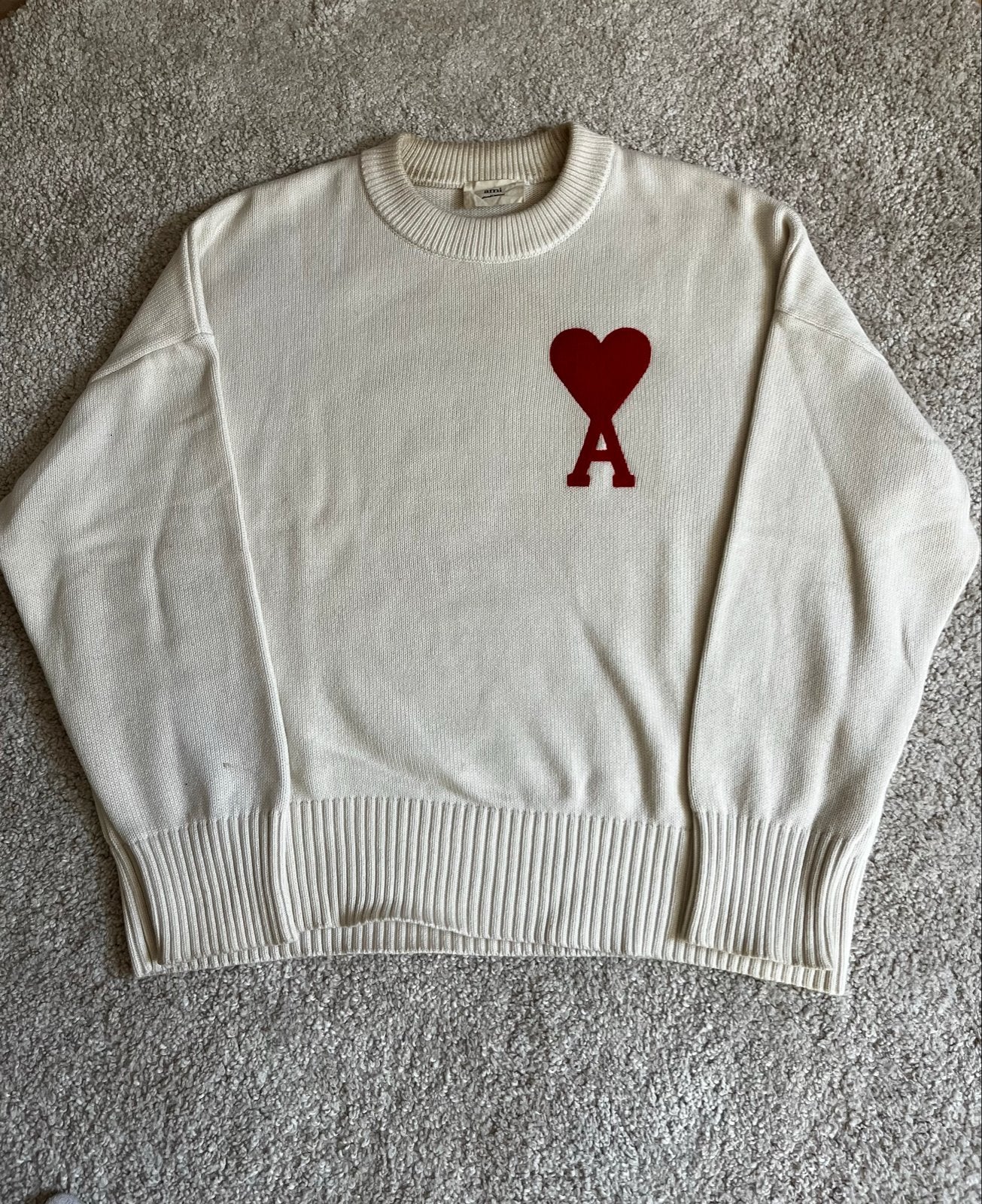 Ami Paris trui, Kleding | Heren, Truien en Vesten, Ophalen of Verzenden, Zo goed als nieuw, Maat 52/54 (L), Overige kleuren