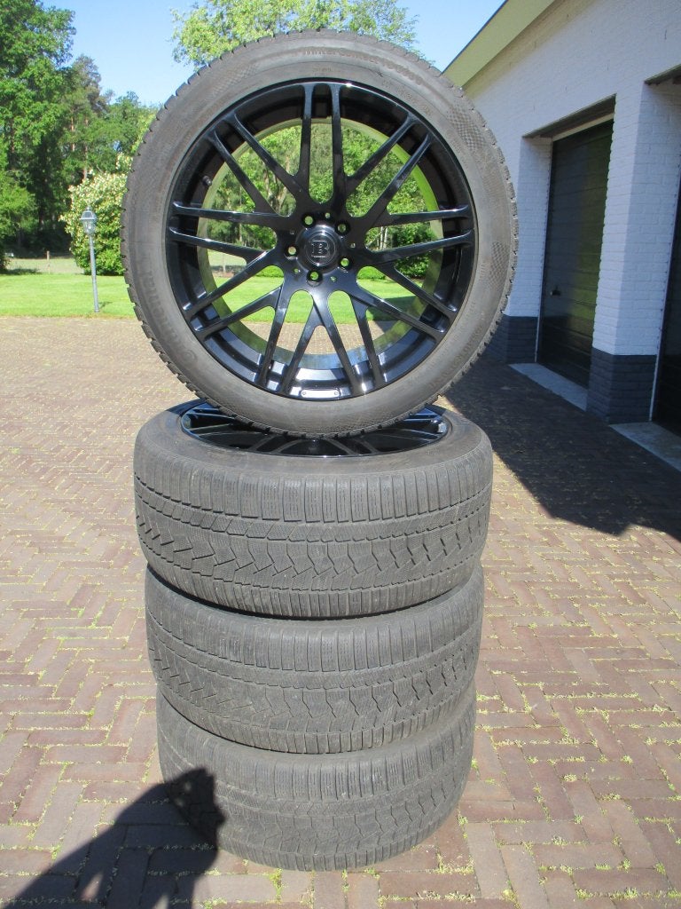 Mercedes GLE 21 inch Brabus winterbanden IZGST X167 C167, Auto-onderdelen, Gebruikt, 295 mm, Banden en Velgen, Personenwagen