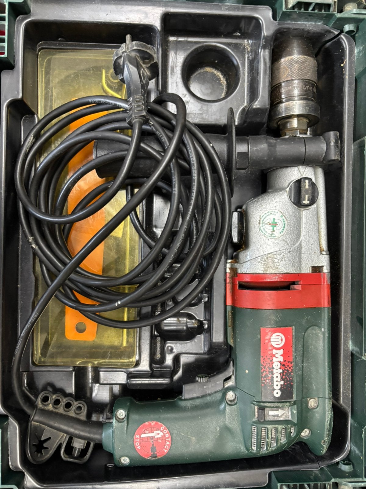 Te Koop 3 boor klopoboor machines Metabo, Ophalen of Verzenden, Gebruikt, 600 watt of meer, Kolomboormachine