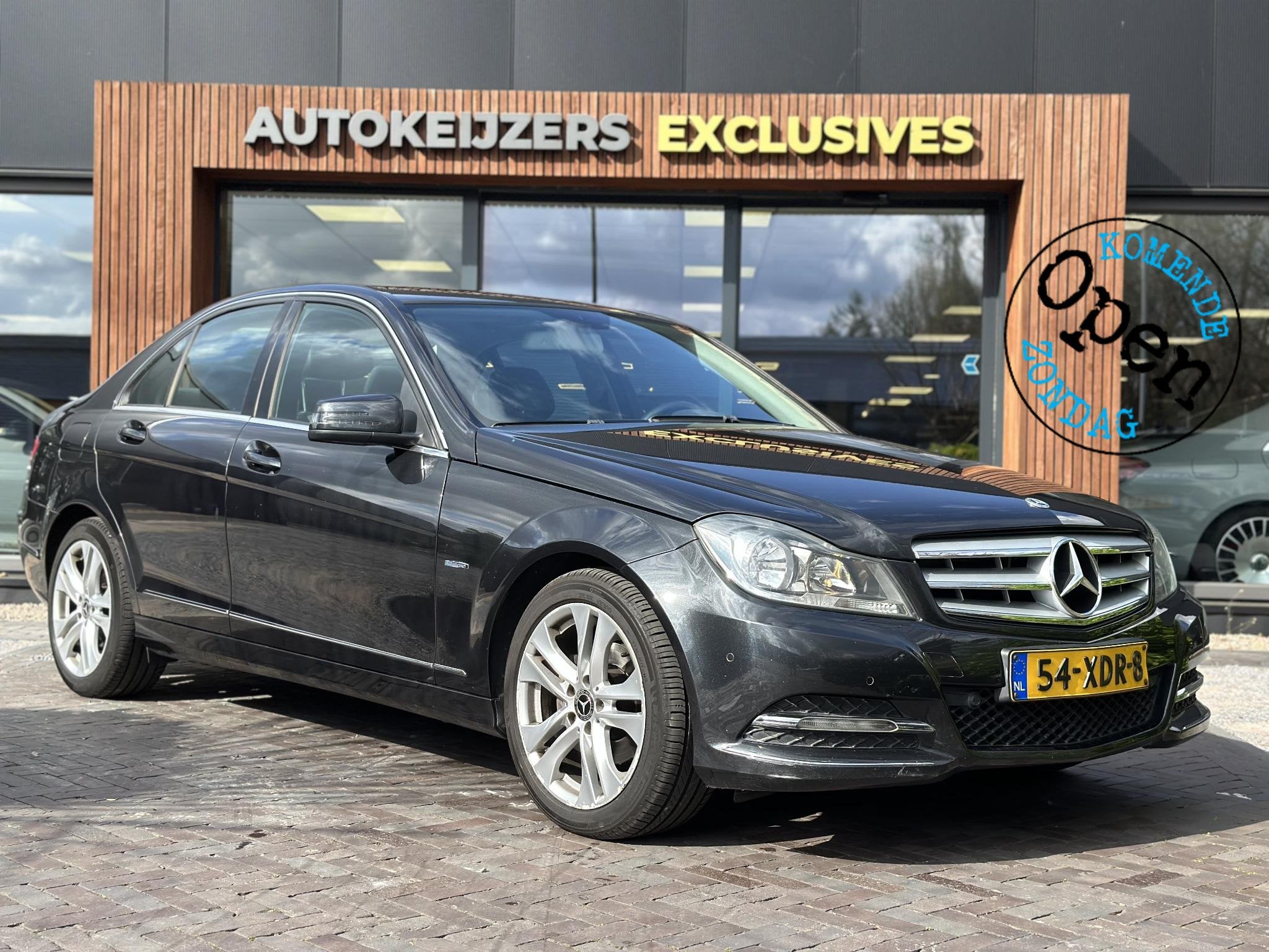 Mercedes-Benz C-klasse 180 Business Class Avantgarde Cruise, Euro 5, Zwart, 1796 cc, Zwart