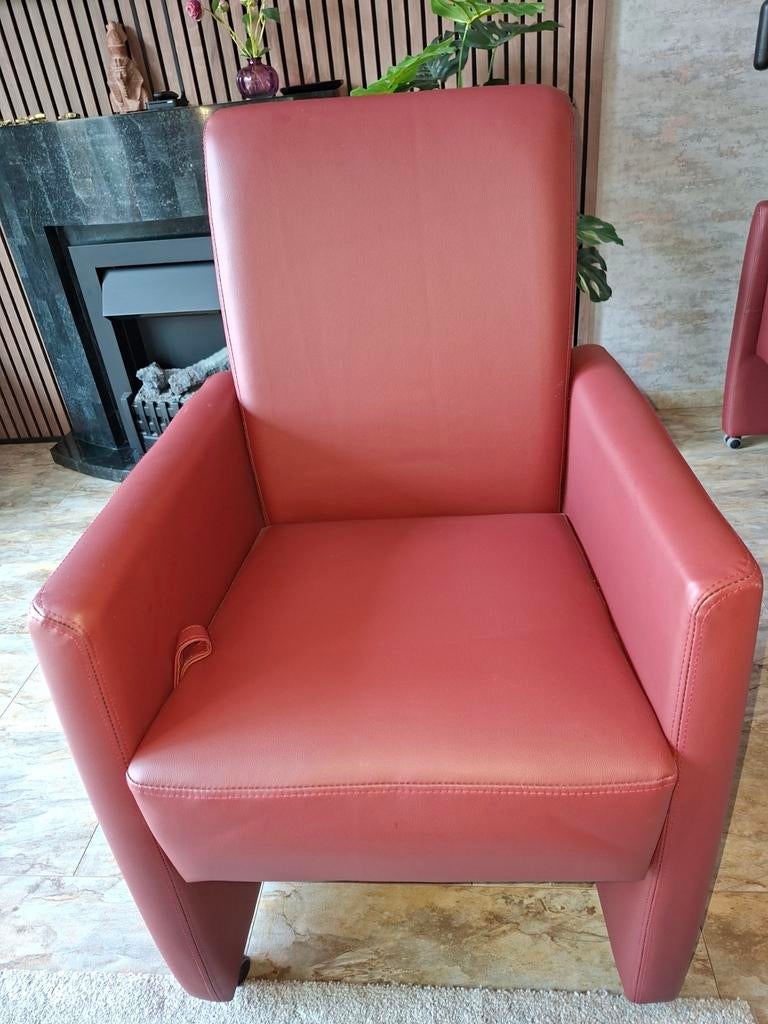 Eetkamerstoelen, Huis en Inrichting, Fauteuils, Ophalen, 50 tot 75 cm