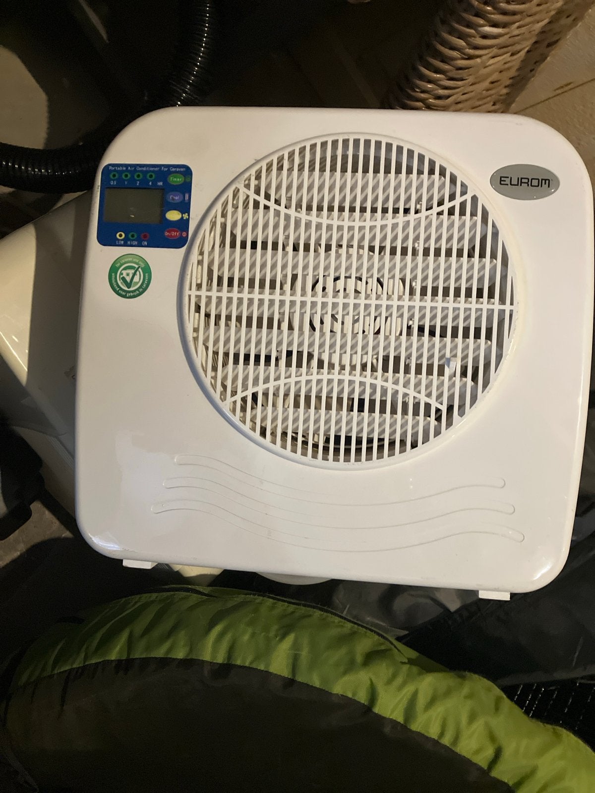 Eurom AC2401 Mobiele Airco voor Caravan/Camper, Gebruikt, Minder dan 60 m³, Ophalen of Verzenden, Koelen en Ontvochtigen