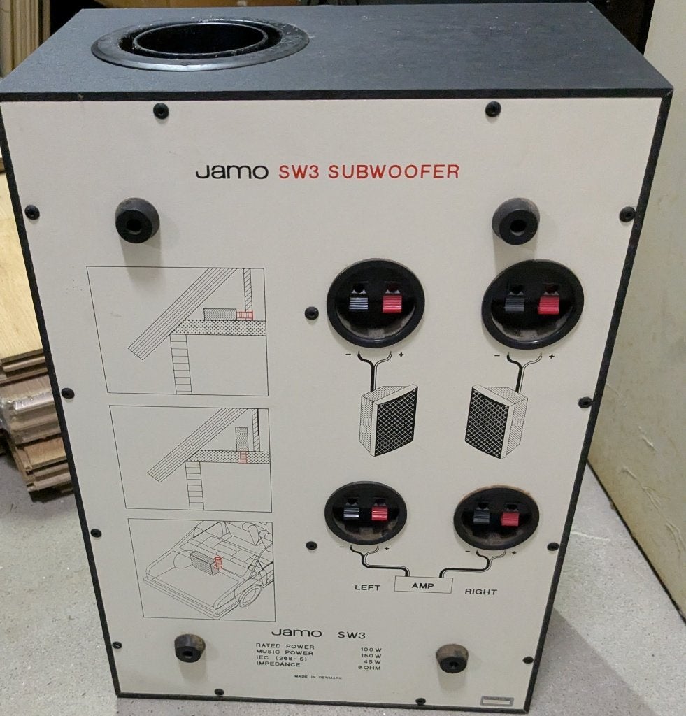 Jamo SW3 Subwoofer - Krachtige bas voor uw geluidssysteem