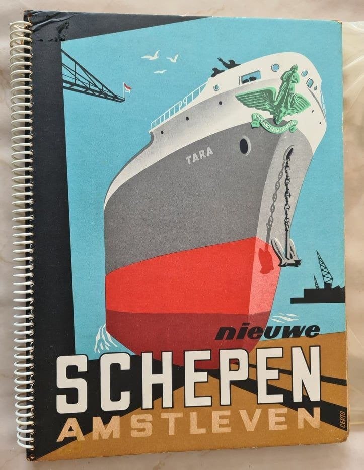 Nieuwe schepen van Amstleven uit 1954, Ophalen of Verzenden, Gebruikt, Motorboot of Zeilboot, Boek of Tijdschrift