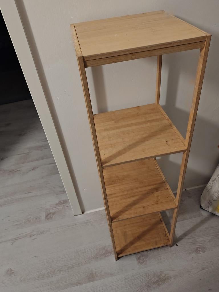 Gratis bamboe kastje, Huis en Inrichting, Kasten | Stellingkasten, Gebruikt, Ophalen
