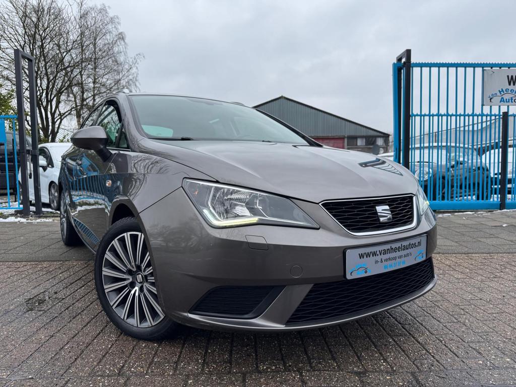 SEAT Ibiza ST 1.2 Tsi Clima Elek Pakket Lmv Pdc Bluetooth, Voorwielaandrijving, Stof, Gebruikt, Zwart