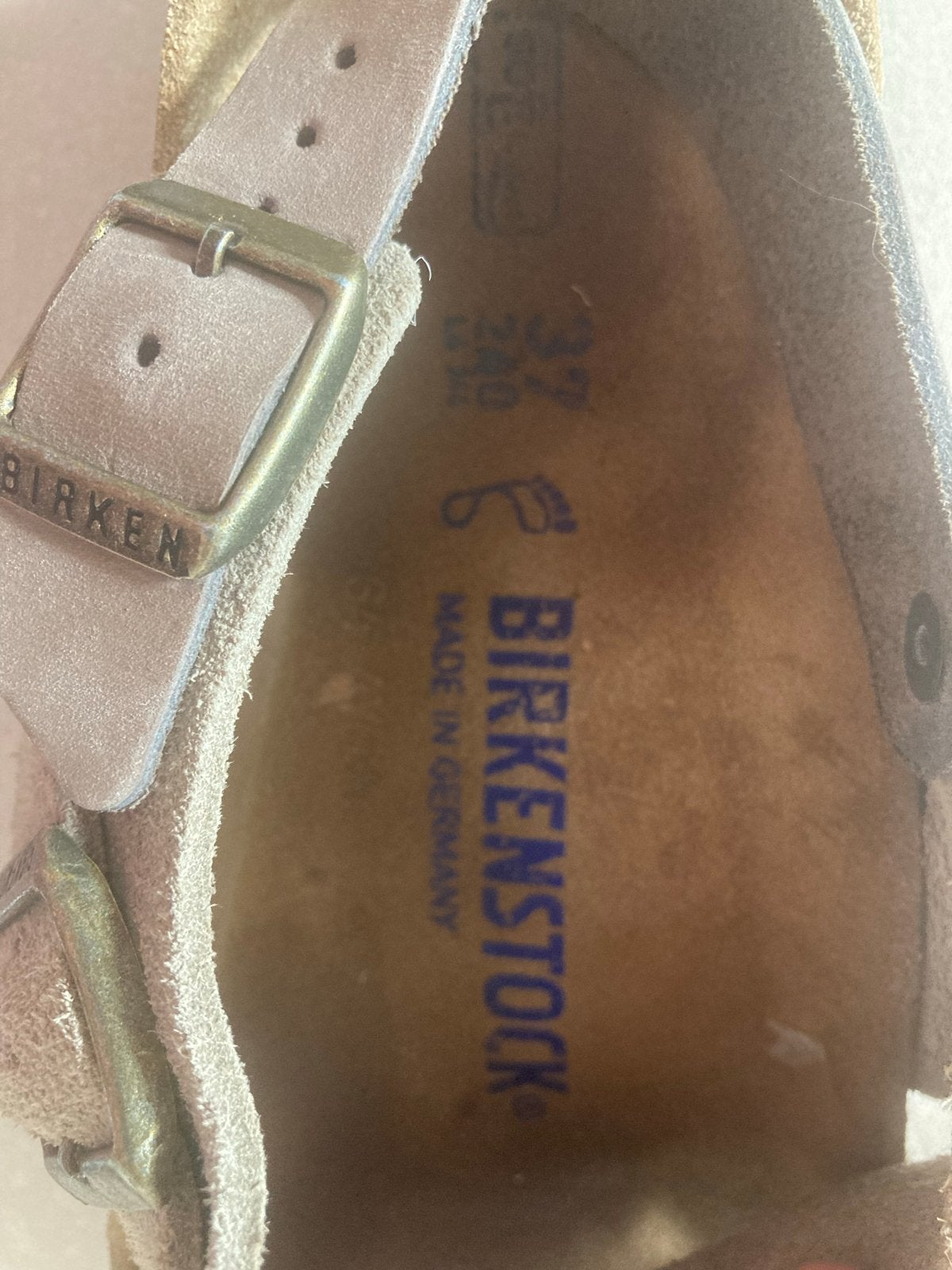 Birkenstock sandalen maat 37, Ophalen of Verzenden, Gedragen, Beige, Sandalen of Muiltjes