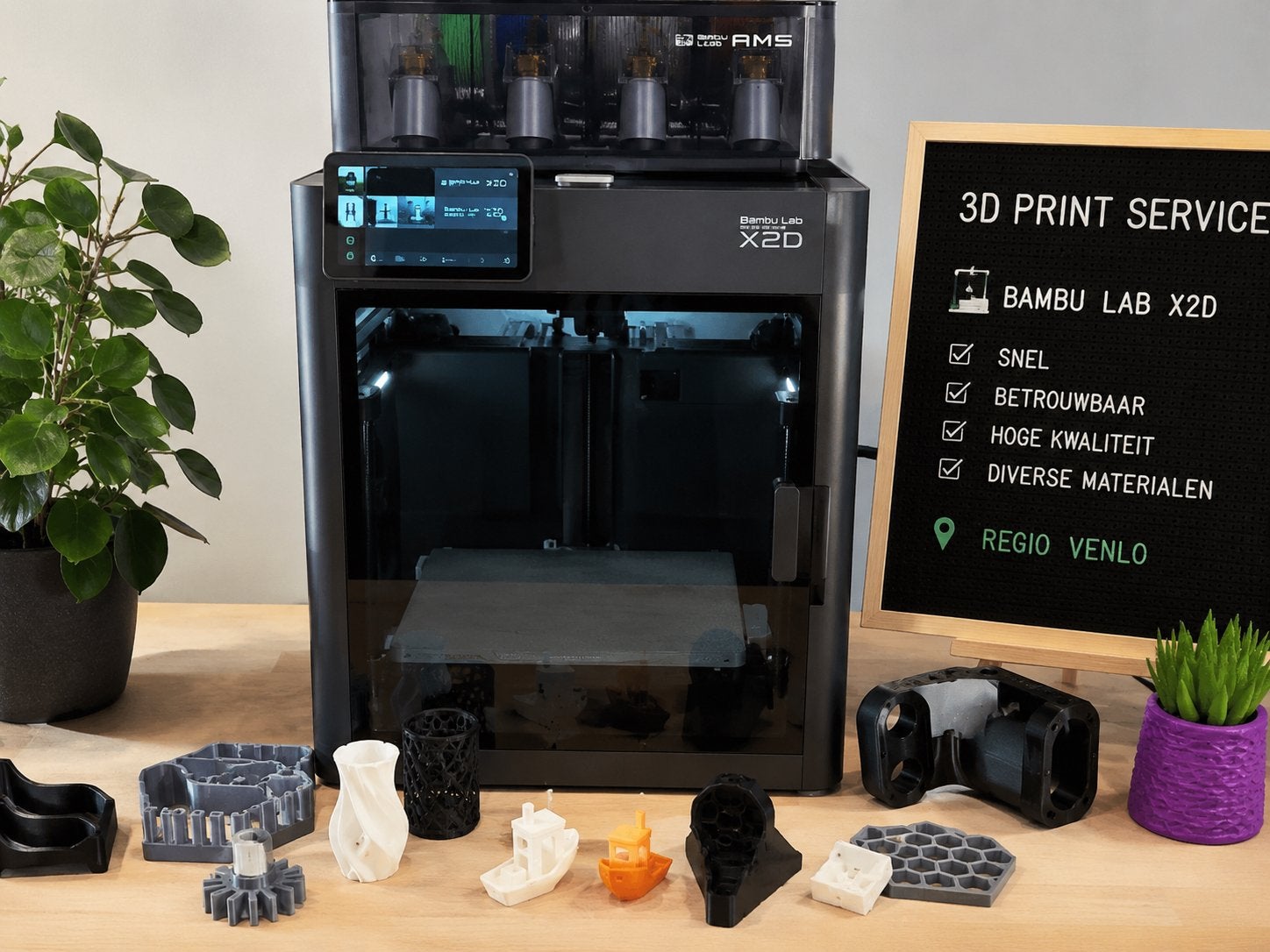 Professionele 3D Printservice – Bambu Lab X2D – Regio Venlo, Computers en Software, Printers, Printer, Ophalen of Verzenden, Overige technieken