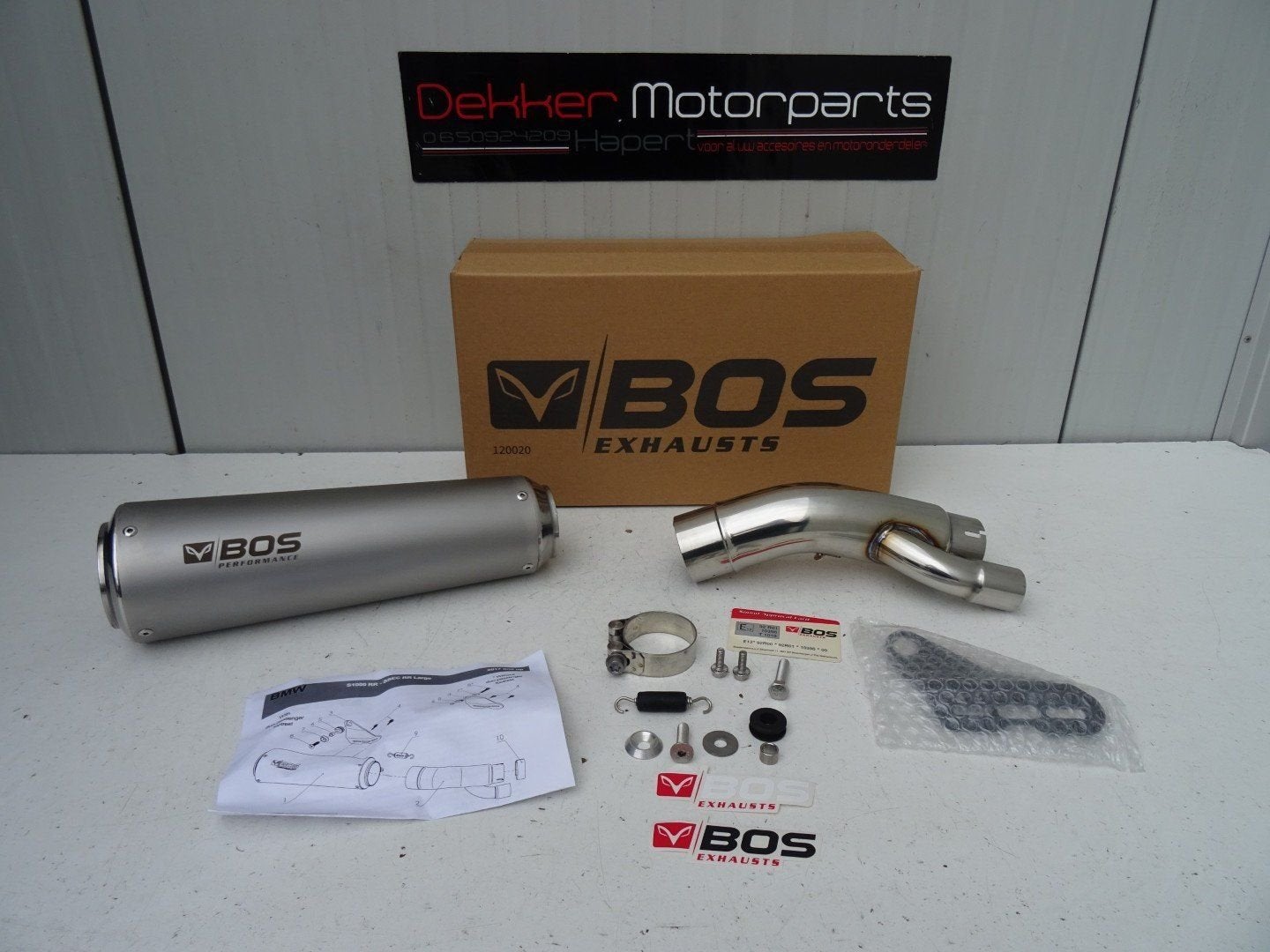 Bos SSEC Sport Uitlaat Demper BMW S1000RR 2017-2018 Nieuw!, Motoren, -, -, Nieuw, Ophalen of Verzenden