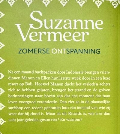 Suzanne Vermeer - Onderstroom, Ophalen of Verzenden, Zo goed als nieuw, Nederland
