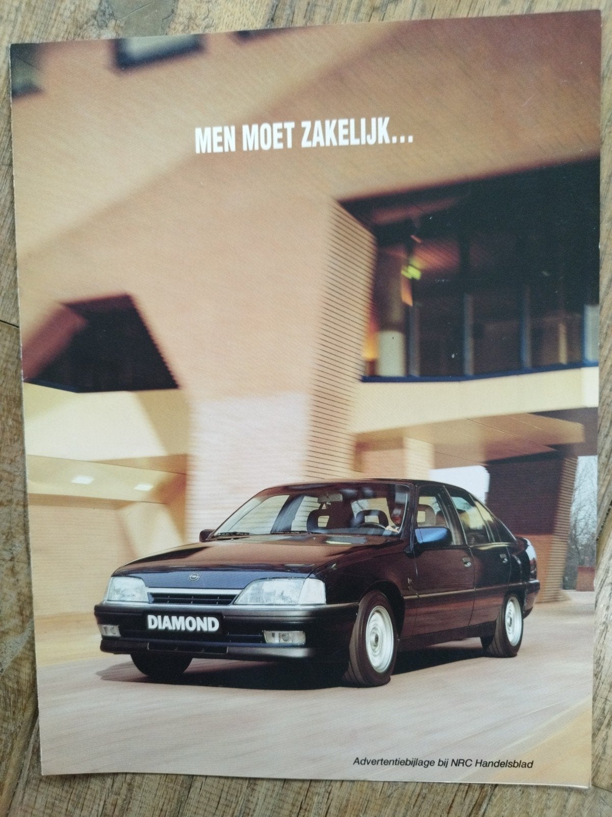 Opel Omega Diamond brochure 1987 (4 pagina's), Gelezen, Opel, Opel, Ophalen of Verzenden
