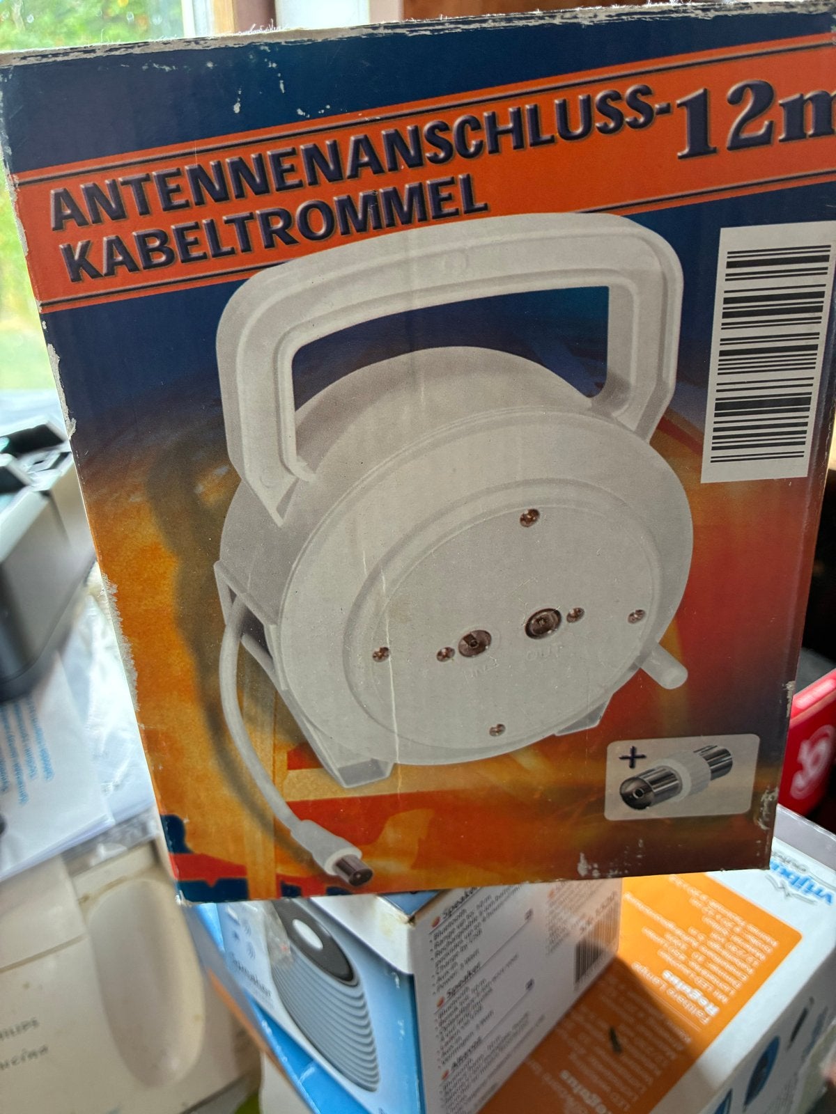 Antennekabeltrommel 12m - Gebruikt, Ophalen, Gebruikt, 10 meter of meer, Tv-kabel