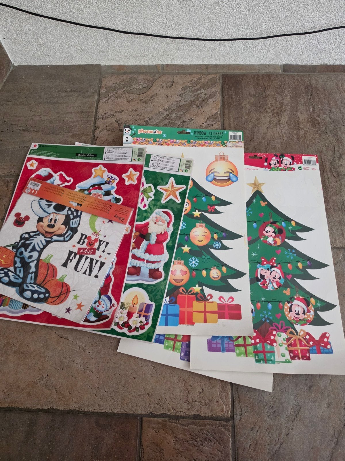 Raamstickers, Ophalen, Gebruikt, Meerdere stickers
