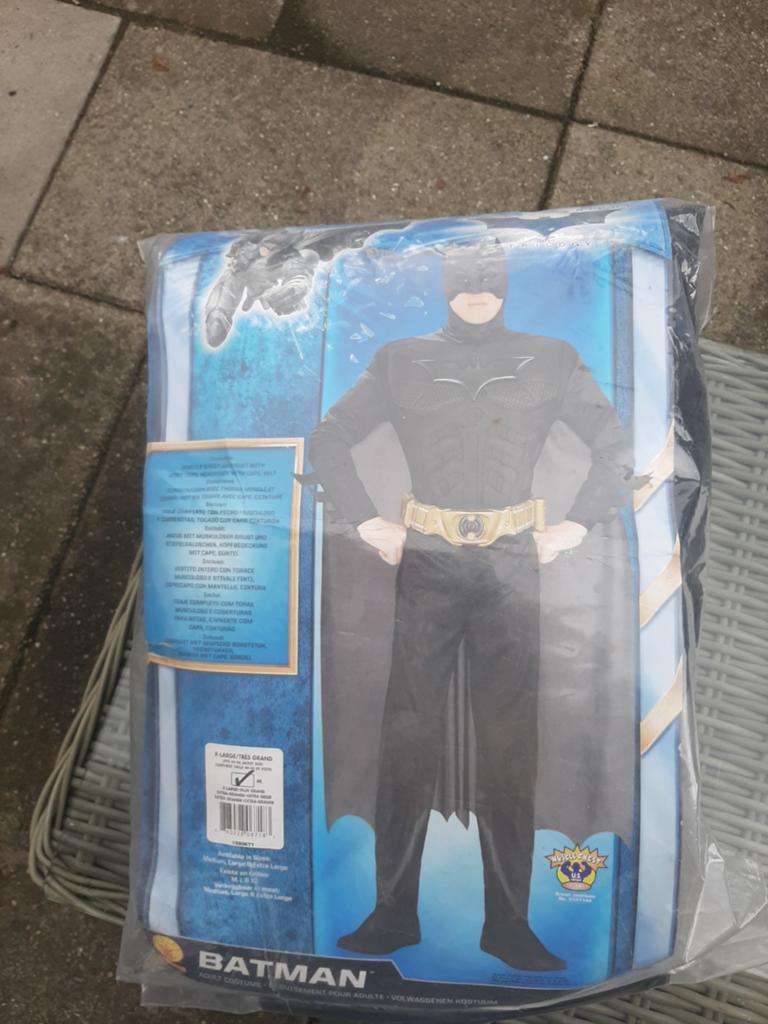 Rubie's Dark Knight Rises kostuum, Batman spierkostuum, Ophalen of Verzenden