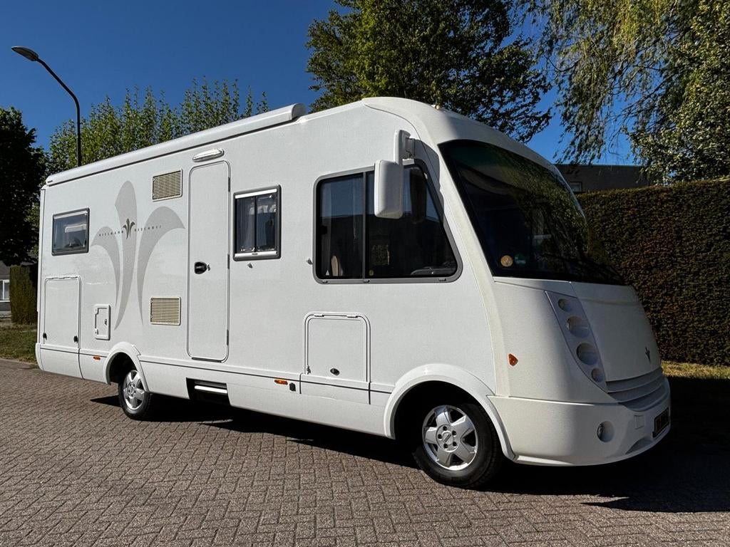 Niesmann en Bischoff Arto 69L hefbed 2x airco, Caravans en Kamperen, Campers, Integraal, Ringverwarming, Fiat, Bedrijf