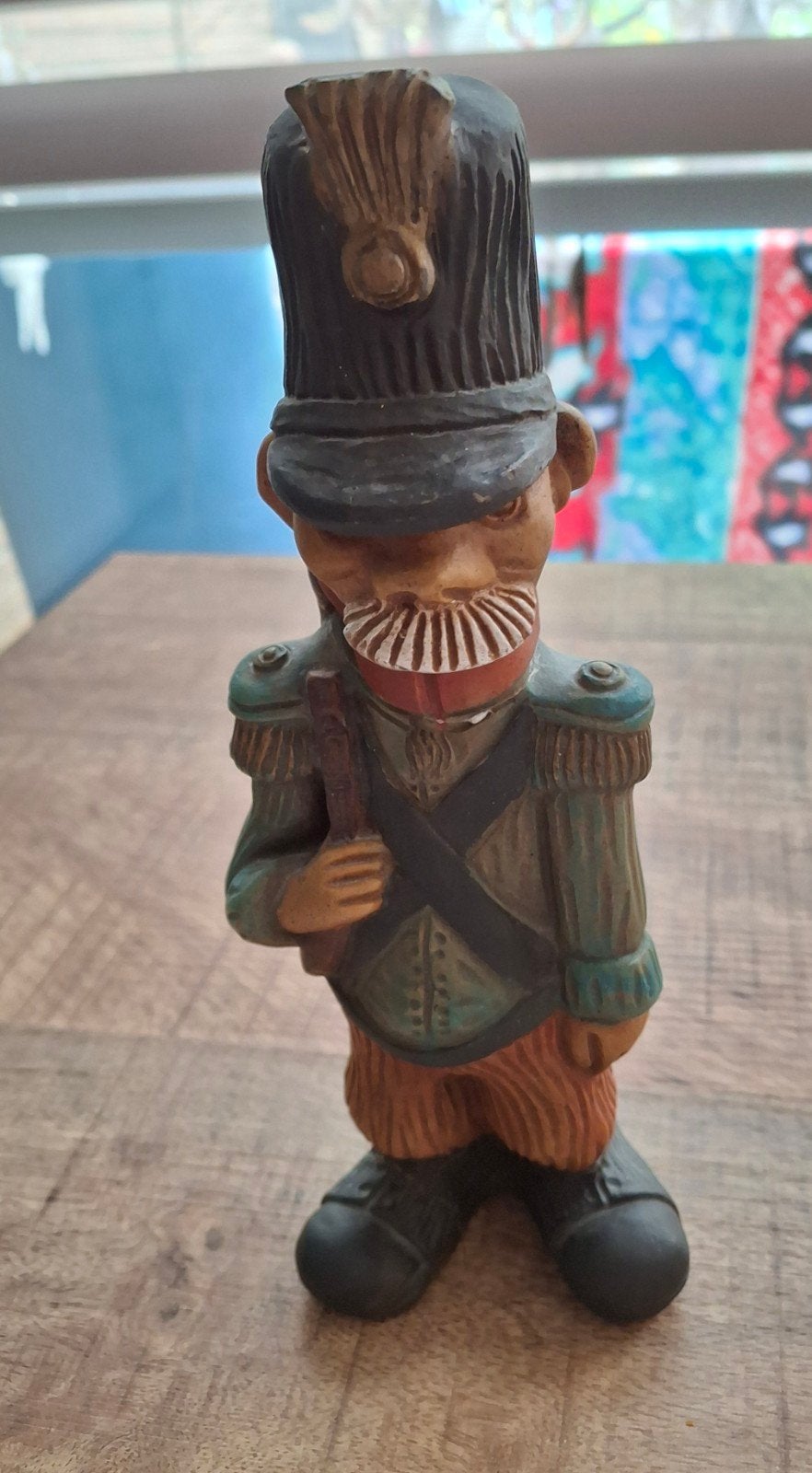 Schutterij stenen  beeldje heel apart, Ophalen of Verzenden, Zo goed als nieuw