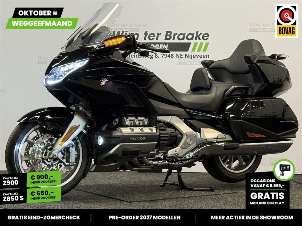 Honda GL 1800 Goldwing ABS (bj 2020) 54,927 km, Motoren, HONDA, Motorrijbewijs A, Bedrijf, Onbekend