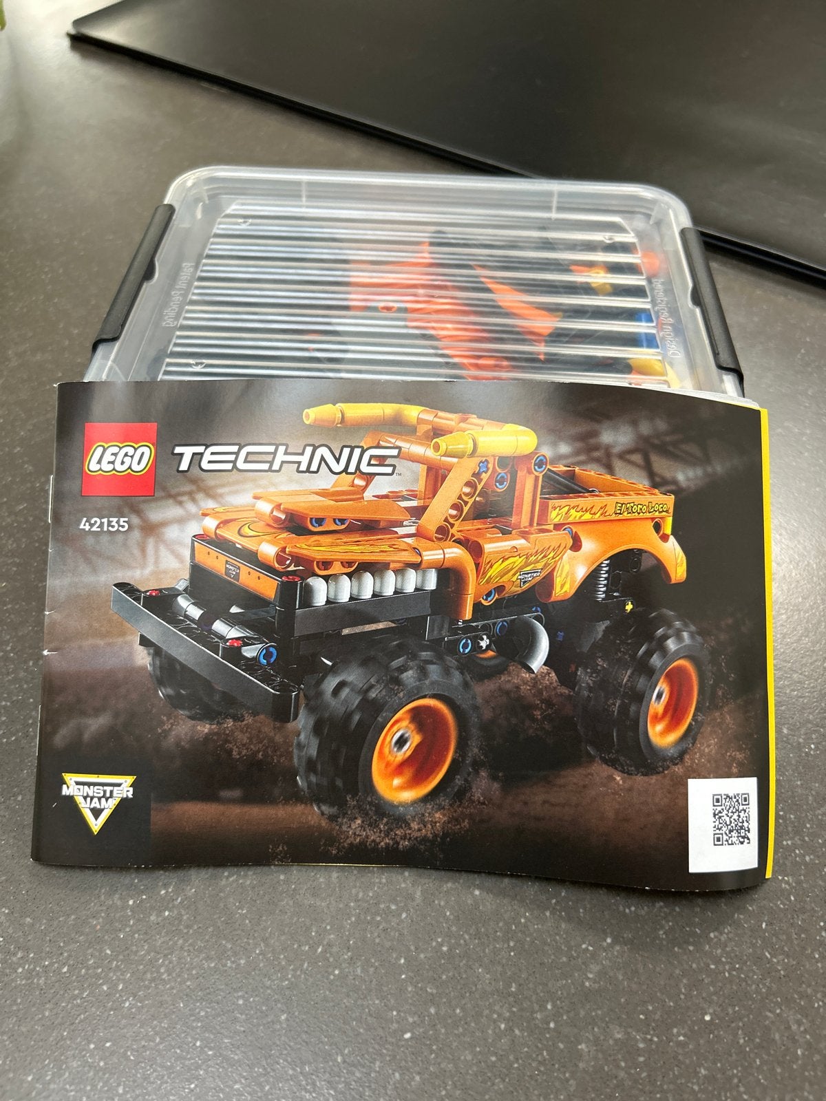 LEGO Technic 42135 Monster Jam El Toro Loco, Ophalen, Lego, Zo goed als nieuw, Complete set