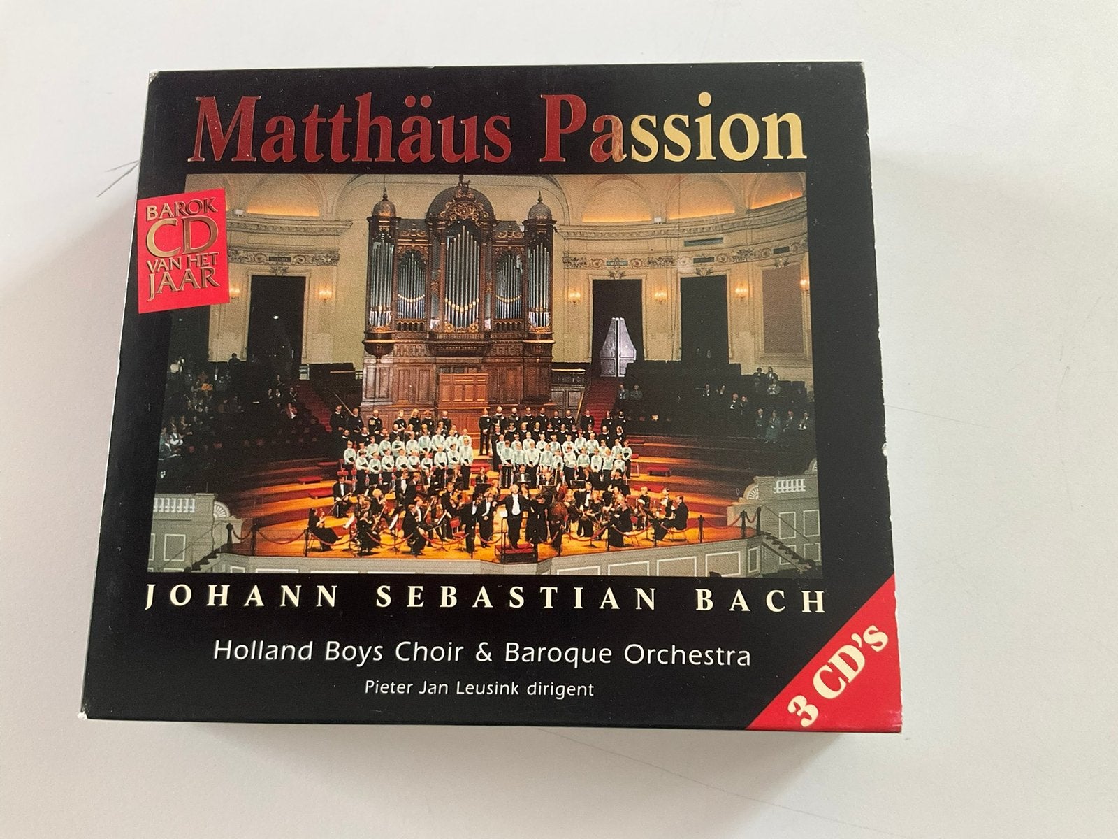 Matthaus Passion 3 CD box nieuw, Ophalen of Verzenden, Barok, Zo goed als nieuw, Overige typen
