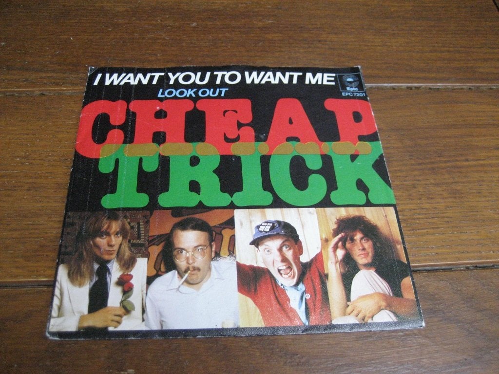 70s rock cheap trick i want you to want me, Ophalen of Verzenden, Gebruikt, 7 inch, Rock en Metal