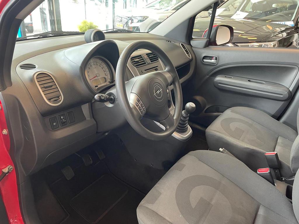 Opel Agila 1.0 Edition, NIEUWE APK, 1E EIGENAAR, Auto's, Opel, Stof, Zwart, 996 cc, Origineel Nederlands