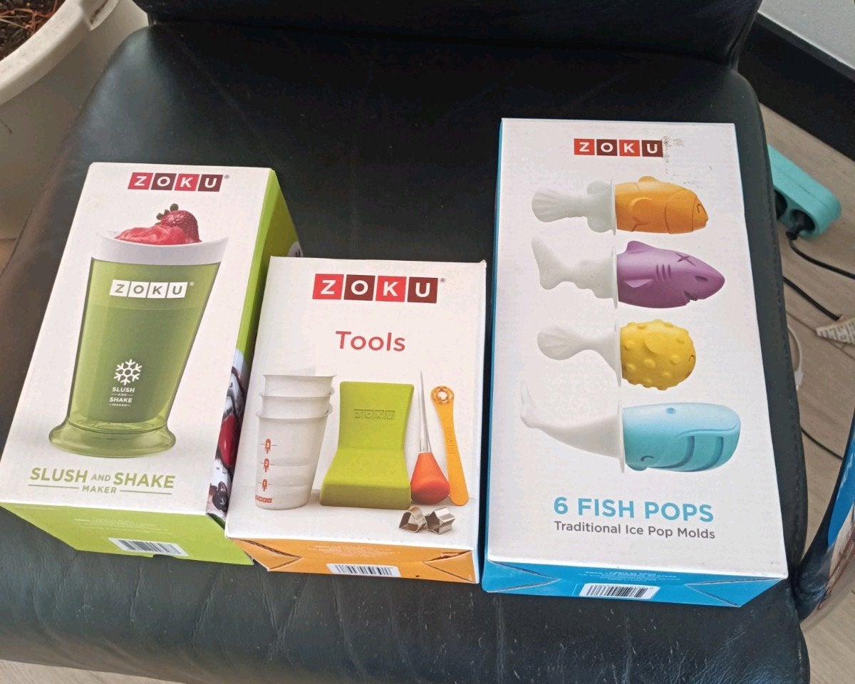 Zoku set: Slush & Shake Maker, Tools en Fish Pops, Ophalen, Overige typen, Kunststof, Nieuw