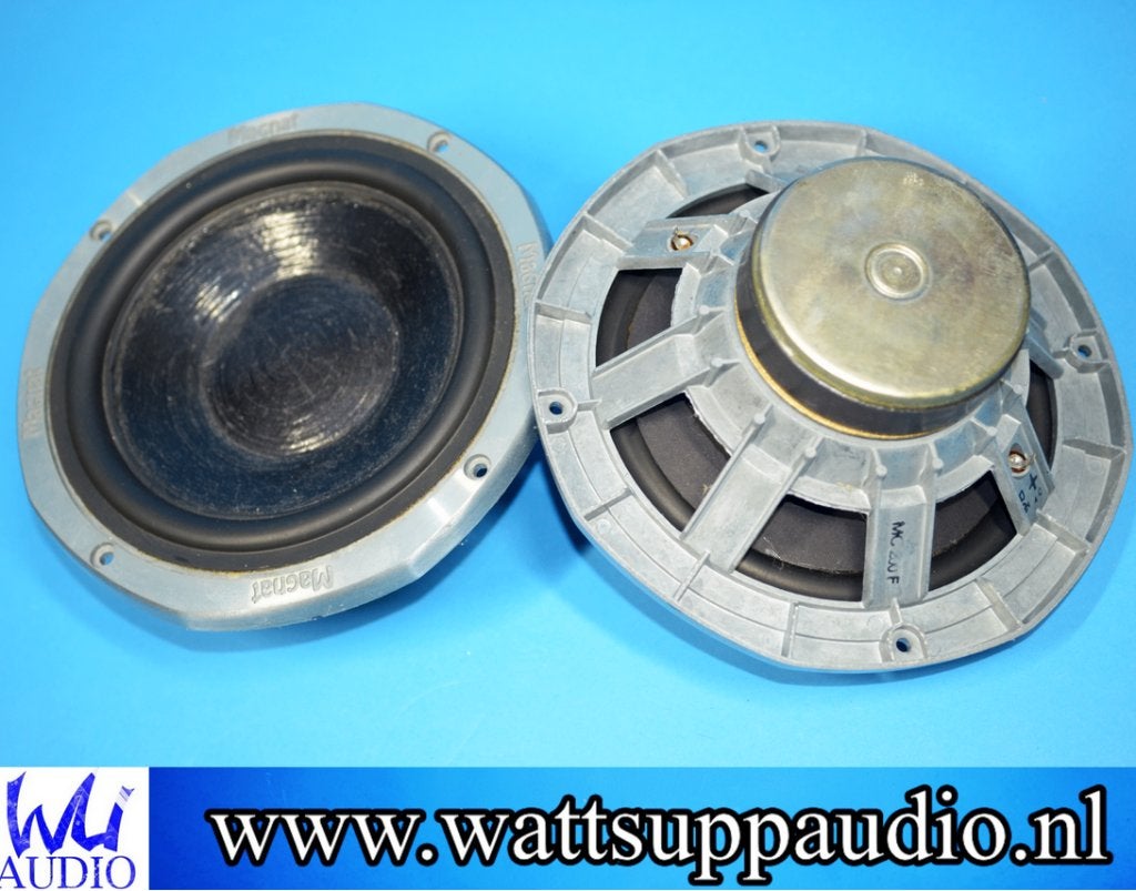 Magnat MC 200F 8 inch speakers ( set van 2 ) 20cm, Stereo speakers, Gebruikt, 120 tot 150 watt, .