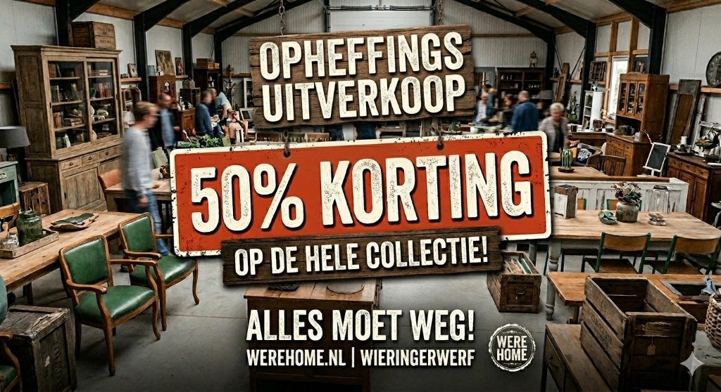 Antieke tafel brocante inklapbare markttafel, Ophalen of Verzenden