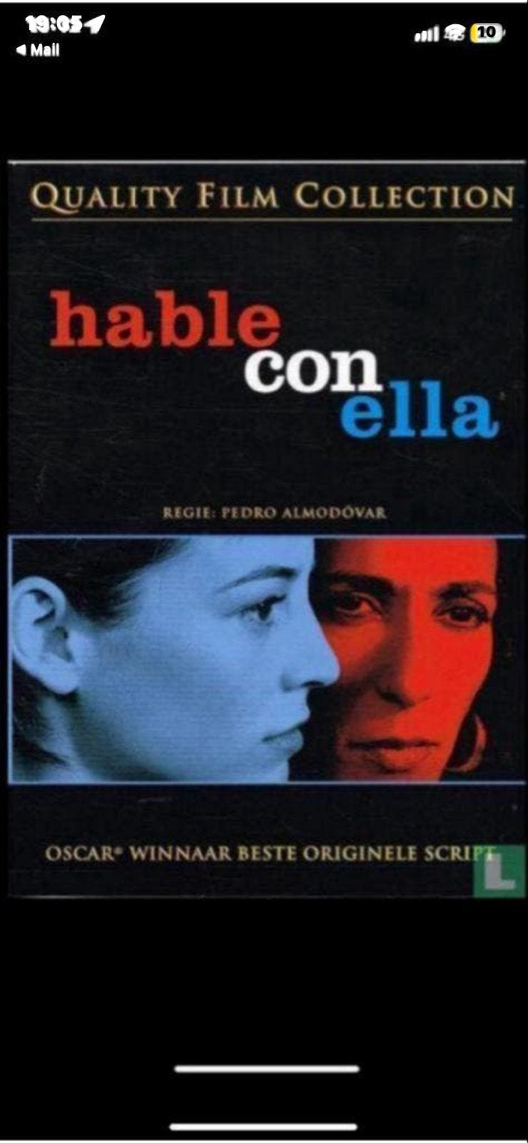 Hable con Ella - Pedro Almodóvar (DVD), Vanaf 16 jaar, Nederlands, Spaans, Ophalen of Verzenden