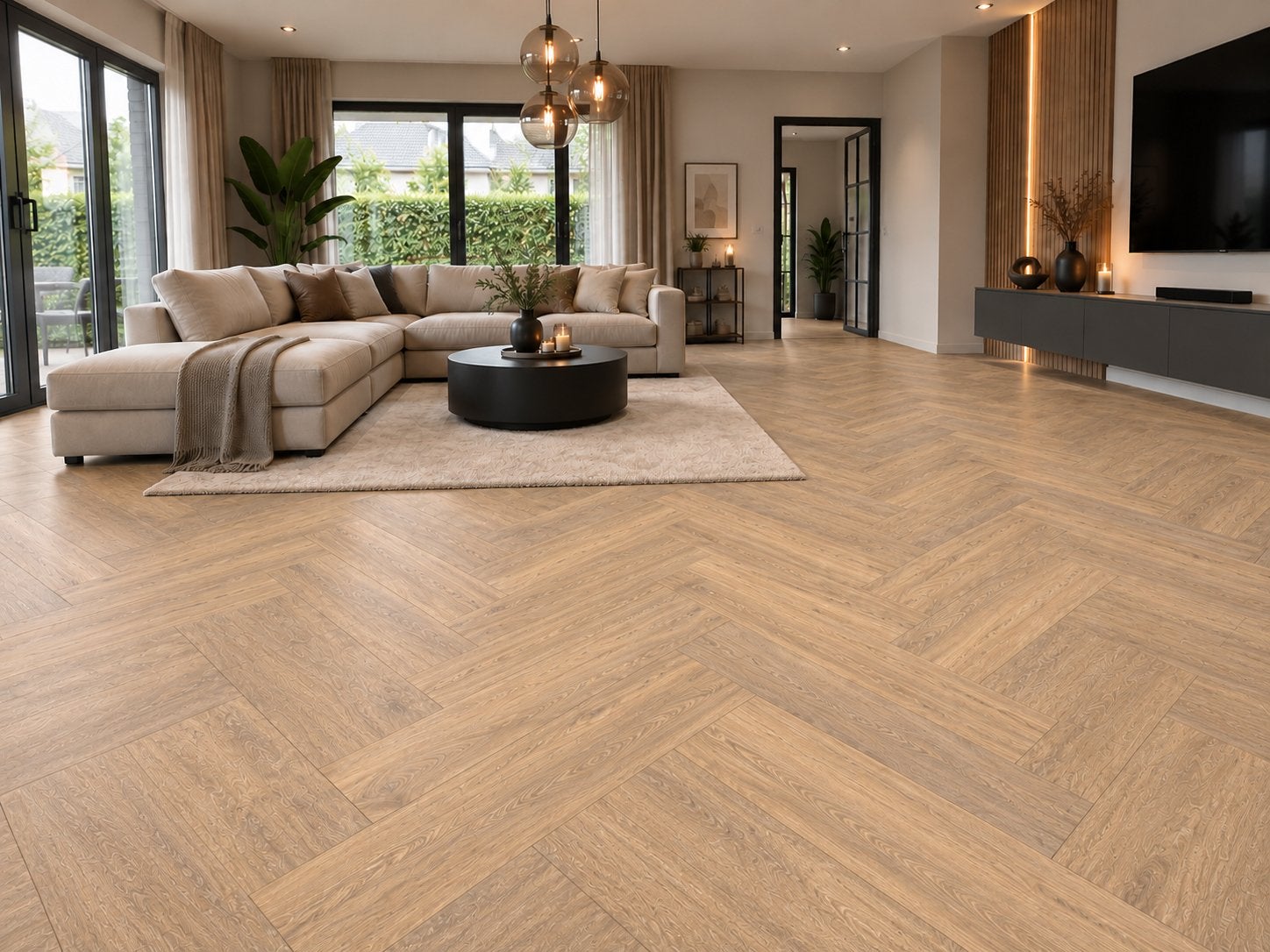 PVC visgraat slijtlaag 0,55 beperkte voorraad 600m2, Ophalen, 75 m² of meer, Vinyl, Visgraat