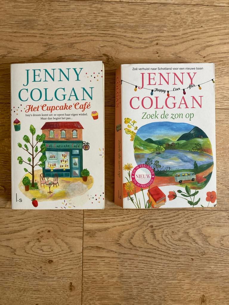 Jenny Colgan Boeken: Het Cupcake Café & Zoek de zon op, Ophalen of Verzenden, Gelezen