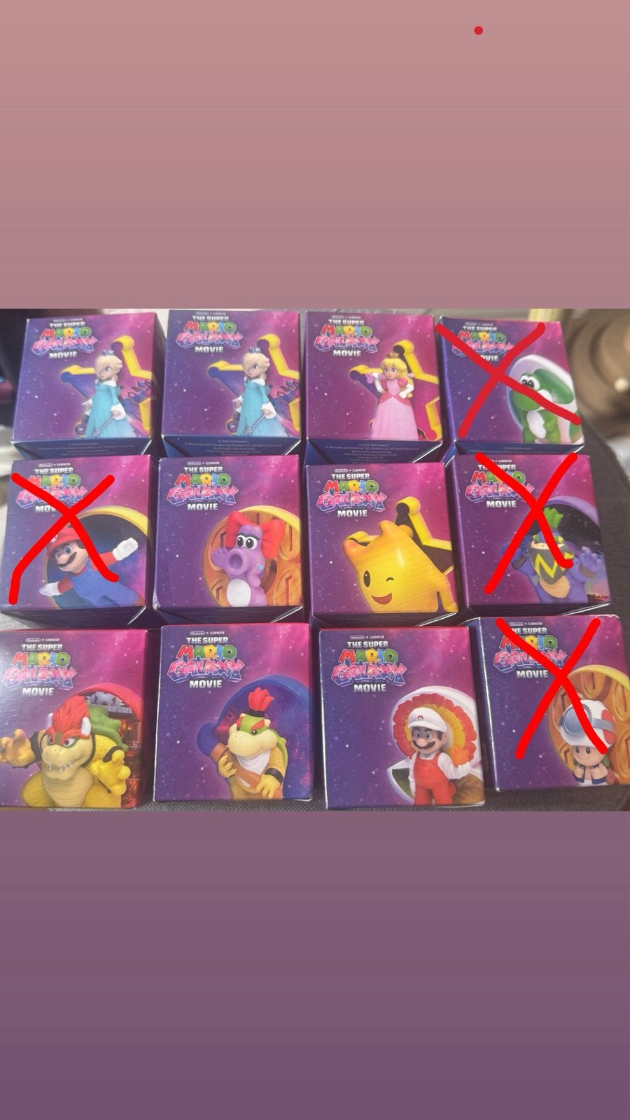 Super Mario Galaxy Movie blind box figuren perstuk, Ophalen of Verzenden, Nieuw