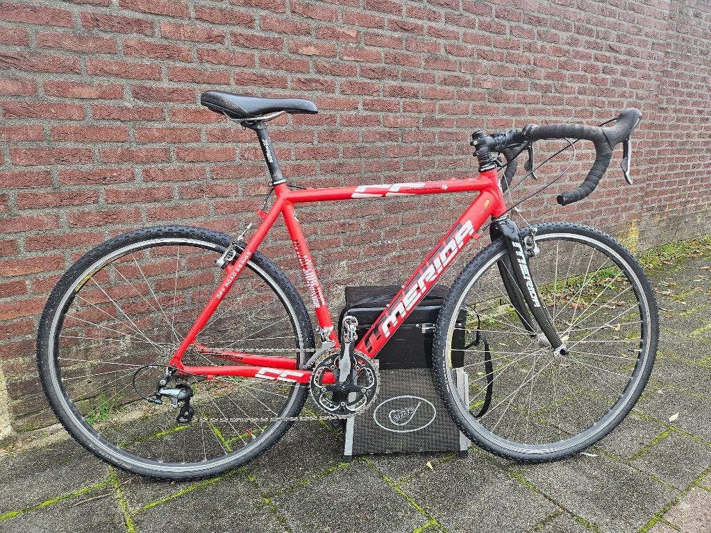 Merida crossfiets 55 inch, Ophalen, 24 inch of meer, Gebruikt, Velgrem