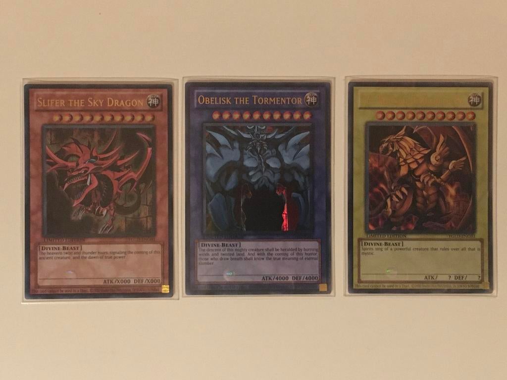 Egyptian God Cards Set - Yu-Gi-Oh!, Ophalen of Verzenden, Zo goed als nieuw