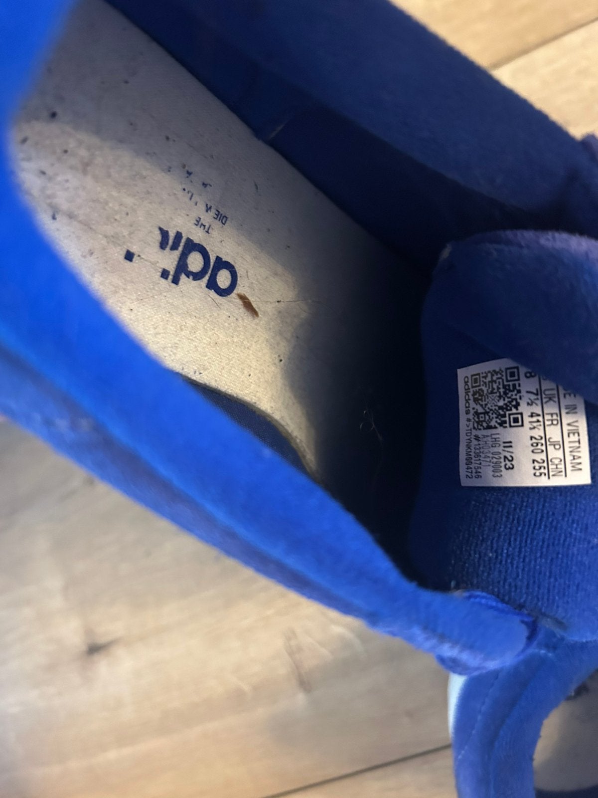 Adidas campus blauw, Ophalen, Zo goed als nieuw, Blauw