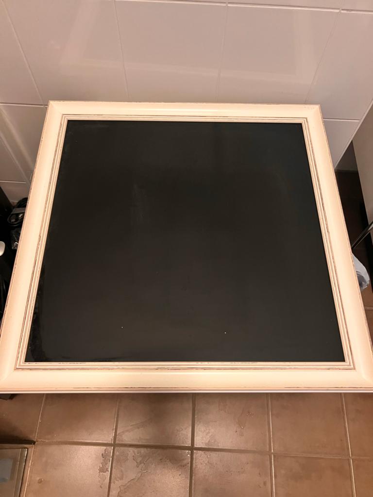 Magneet- en schrijfbord met lijst - Ideaal voor foto's/kaart, Ophalen, Gebruikt, Magneetbord