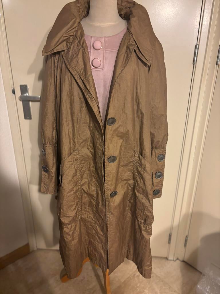 Greenstone jas maat 44, Kleding | Dames, Jassen | Winter, Zo goed als nieuw, Maat 42/44 (L), Bruin, Ophalen of Verzenden