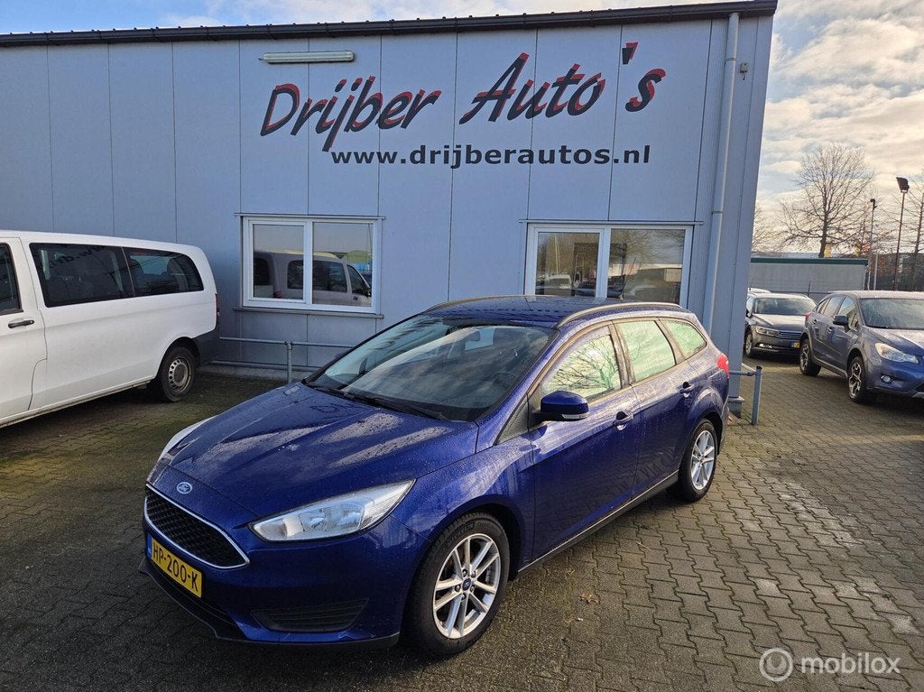 Ford Focus Wagon 1.5 TDCI Trend Edition, Gebruikt, Euro 6, Blauw, Origineel Nederlands