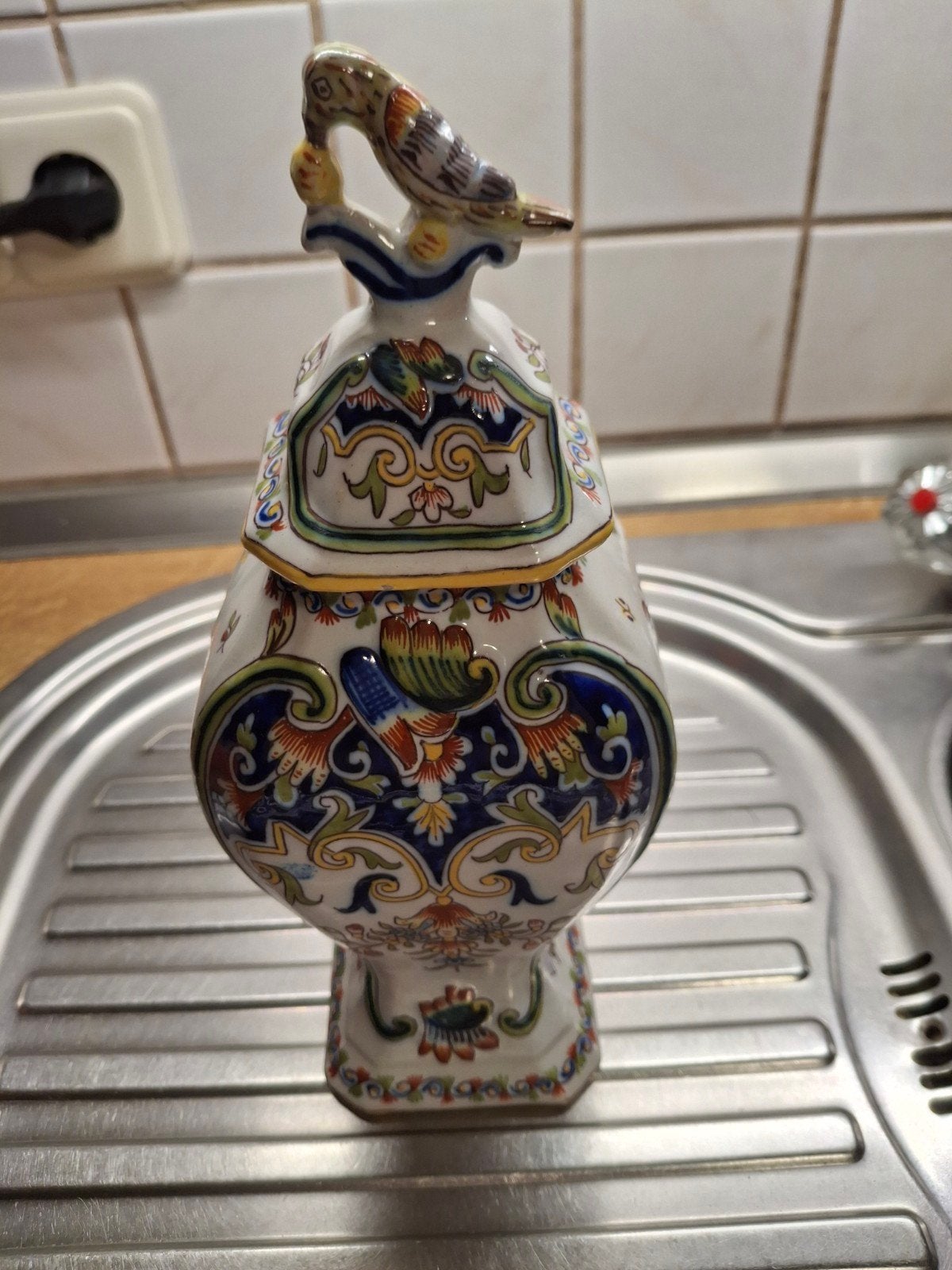 dekselvaas gaaf, Antiek en Kunst, Ophalen of Verzenden